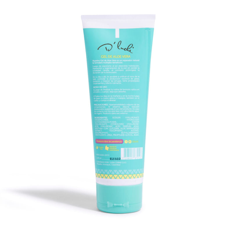 GEL DE ALOE VERA D'LUCHI 120 ML