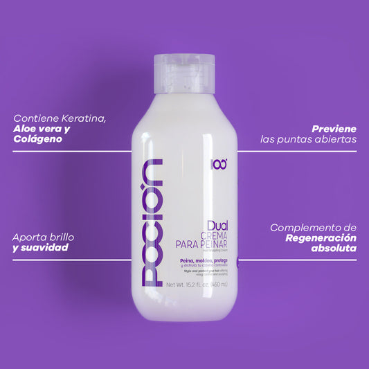 DUAL CREMA PARA PEINAR DE REPARACION