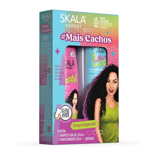 KIT SHAMPOO+ACONDICIONADOR MAIS CACHOS