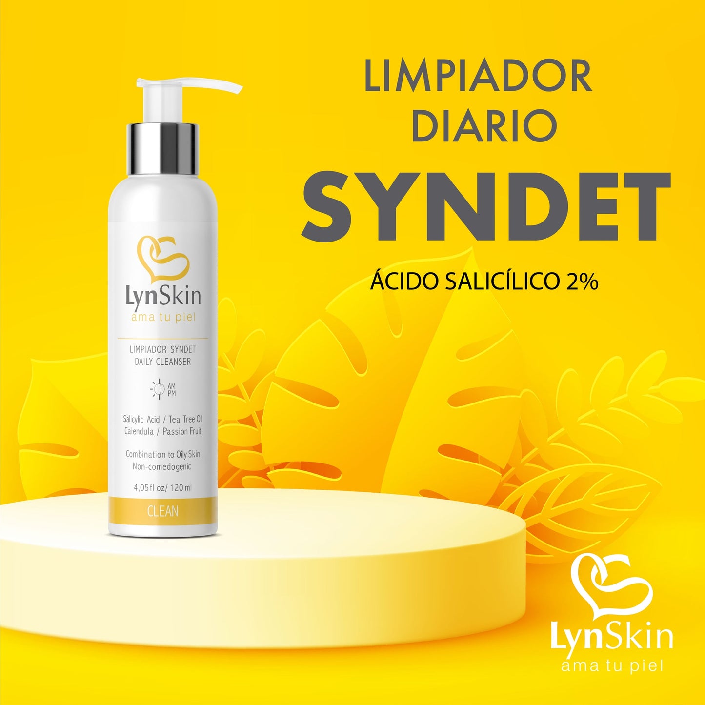 LIMPIADOR SYNDET LYNSKIN X120ML