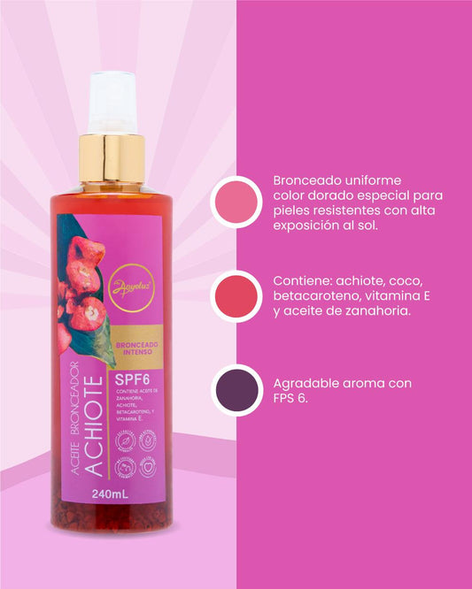 ACEITE BRONCEADOR DE ACHIOTE ANYELUZ