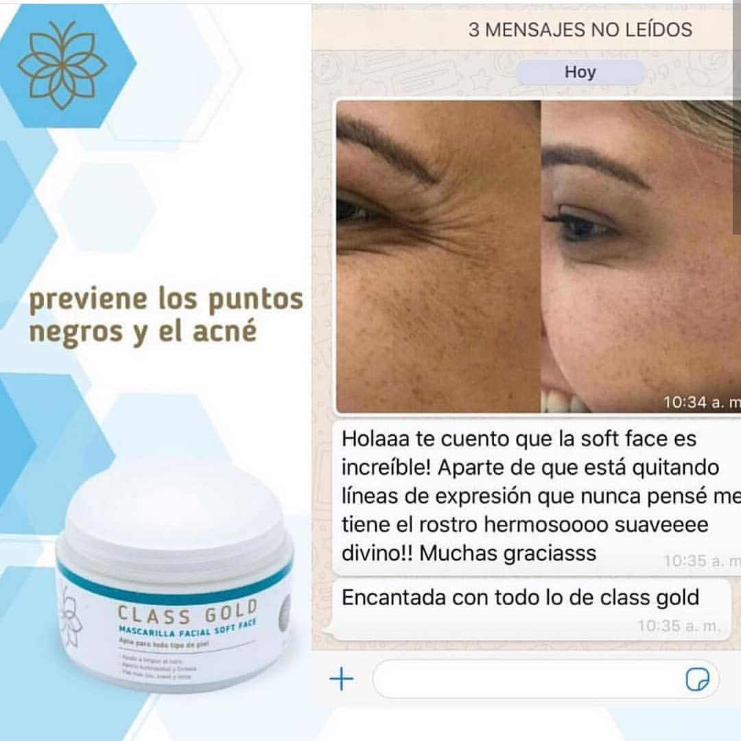 MASCARILLA FACIAL SOFT FACE CLASSGOLD