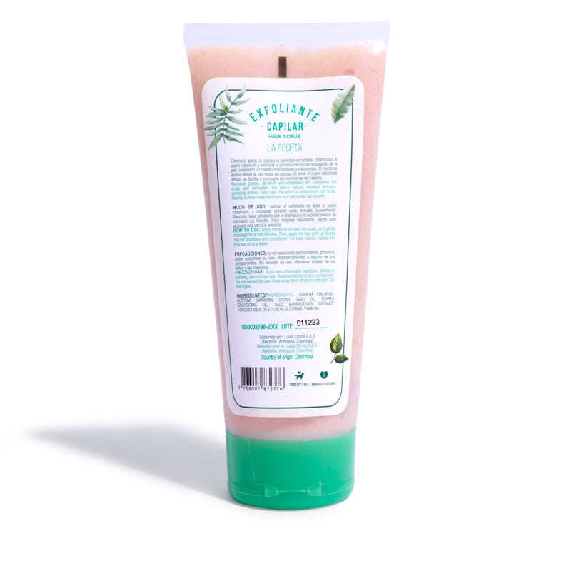 EXFOLIANTE CAPILAR LA RECETA 220 G