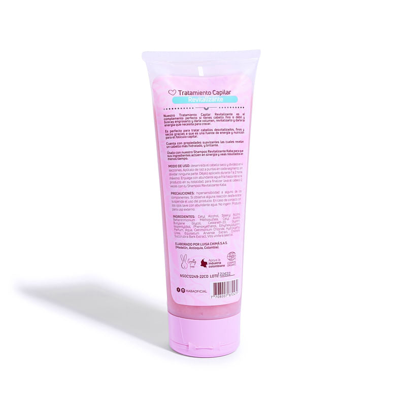TRATAMIENTO CAPILAR REVITALIZANTE KABA 230 ML