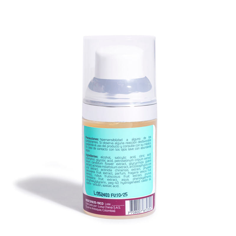 TONICO FACIAL DESPIGMENTANTE E ILUMINADOR KABA 30 ML