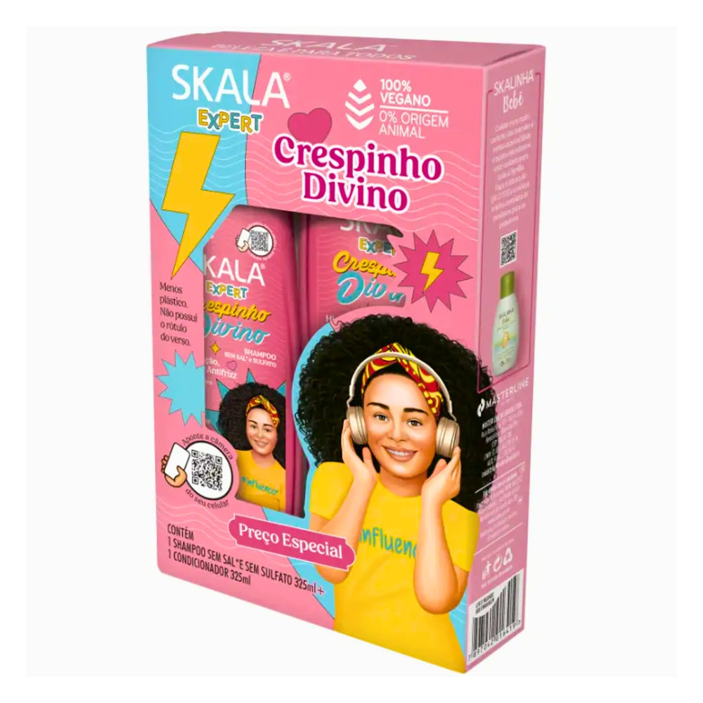 KIT SHAMPOO+ACONDICIONADOR CRESPINHO DIVINNO