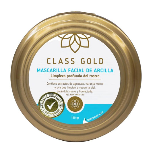 MASCARILLA FACIAL DE ARCILLA CLASSGOLD