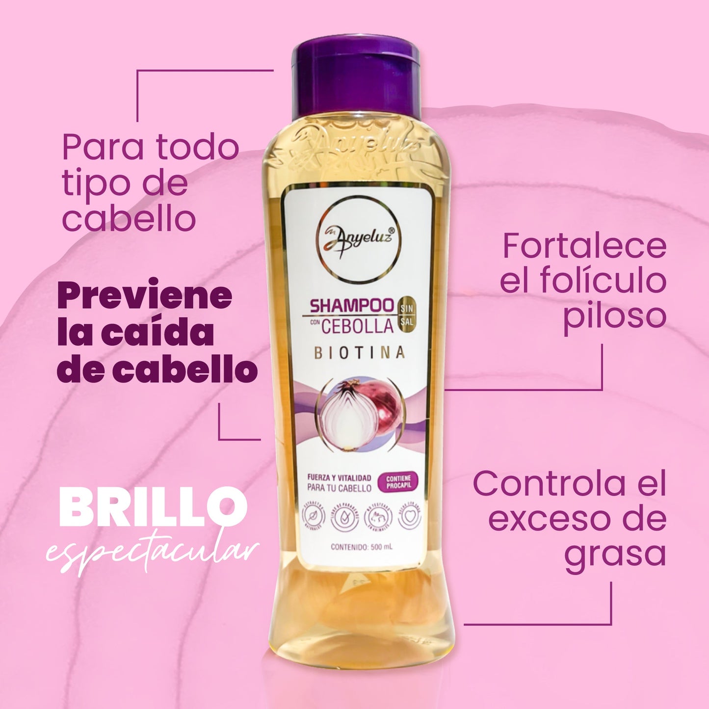 SHAMPOO CON CEBOLLA ANYELUZ
