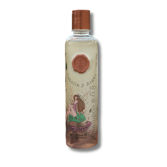 SHAMPOO S.O.S CEBOLLA Y ARGAN RITUAL BOTANICO
