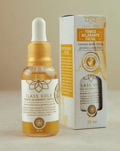 TÓNICO ACLARANTE CLASS GOLD PARA EL ROSTRO 25ML